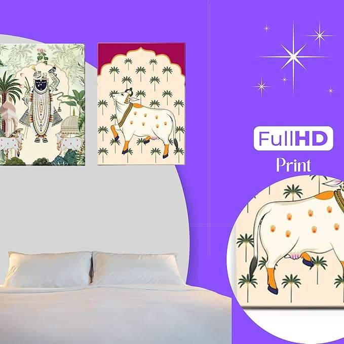 Pichwai Handmade Wall Painting - Image 6